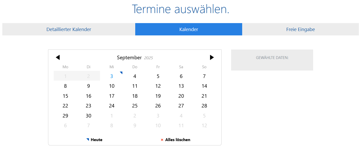 Gruppenabstimmung Assistent – Termine vorschlagen